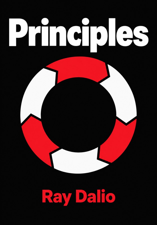 Book cover of Principles by Ray Dalio — critical summary review on 12min