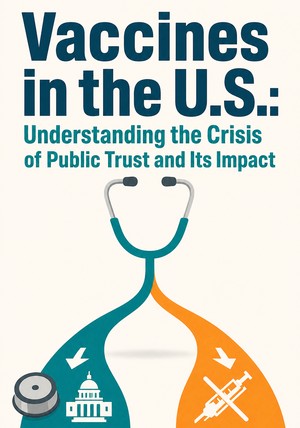 Book cover of Vaccines in the U.S.: Understanding the Crisis of Public Trust and Its Impact by 12min Originals — critical summary review on 12min