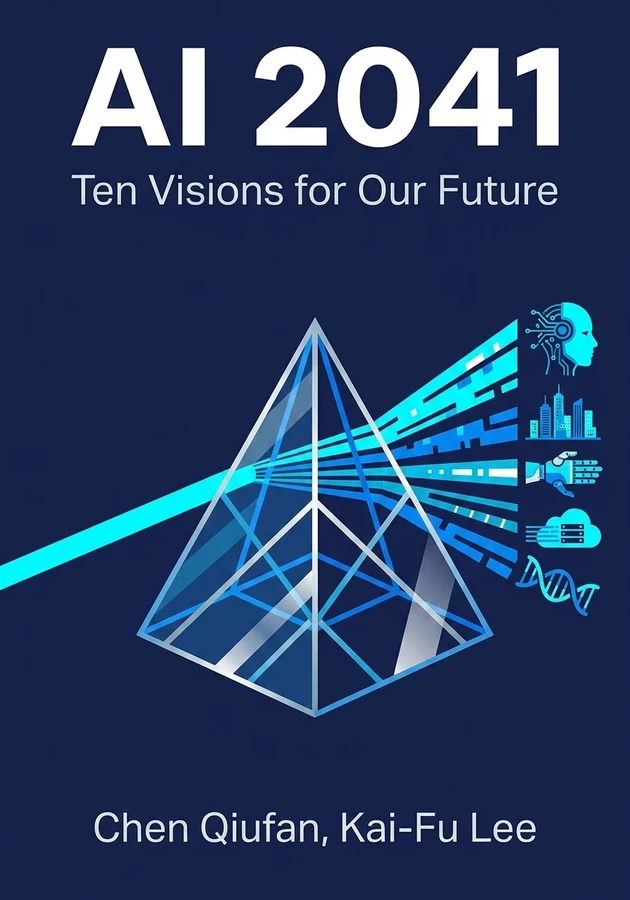 Book cover of AI 2041 by Kai-Fu Lee — critical summary review on 12min