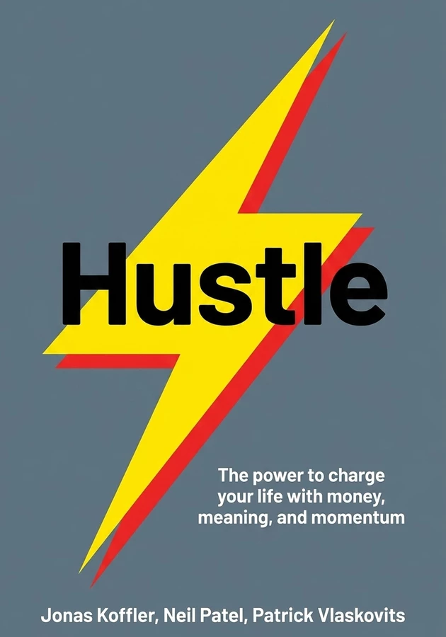 Portada del libro Hustle, de Jonas Koffler & Neil Patel &  Patrick Vlaskovits — resumen crítico y reseña en 12min