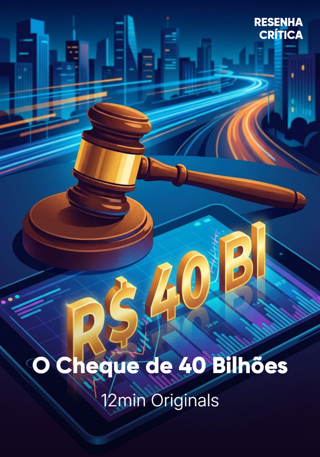 Capa do livro O Cheque de 40 Bilhões, de 12min Originals — resumo e resenha crítica no 12min