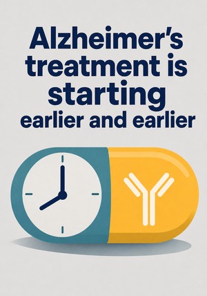 Book cover of Alzheimer’s treatment is starting earlier and earlier by 12min Originals — critical summary review on 12min