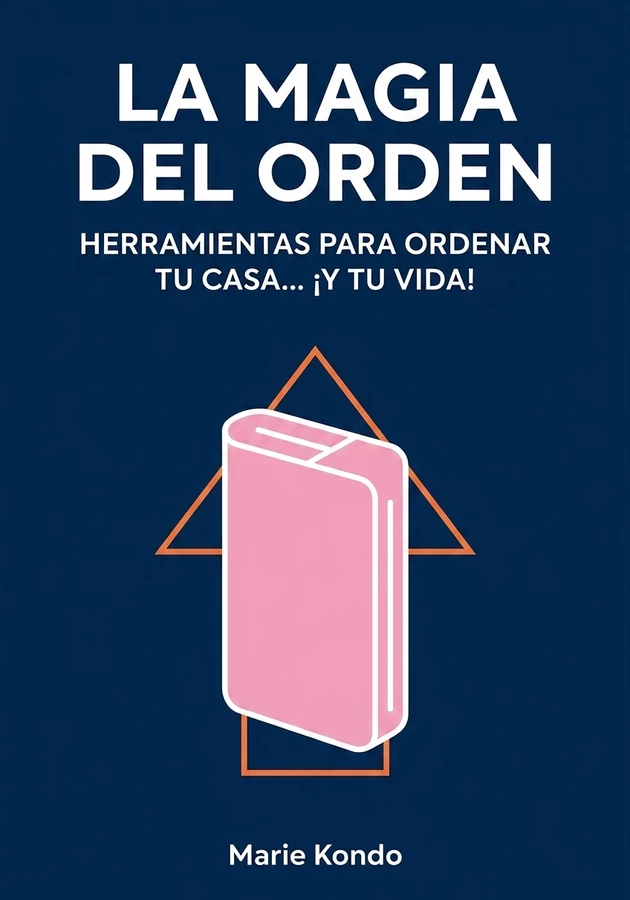 Portada del libro La magia del orden, de Marie Kondo — resumen crítico y reseña en 12min