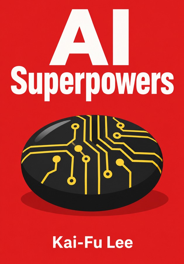 Book cover of AI Superpowers by Kai-Fu Lee — critical summary review on 12min