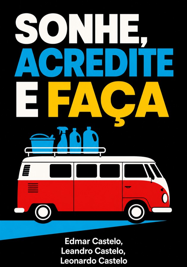 Capa do livro Sonhe, acredite e faça, de Edmar Castelo & Leandro Castelo & Leonardo Castelo — resumo e resenha crítica no 12min