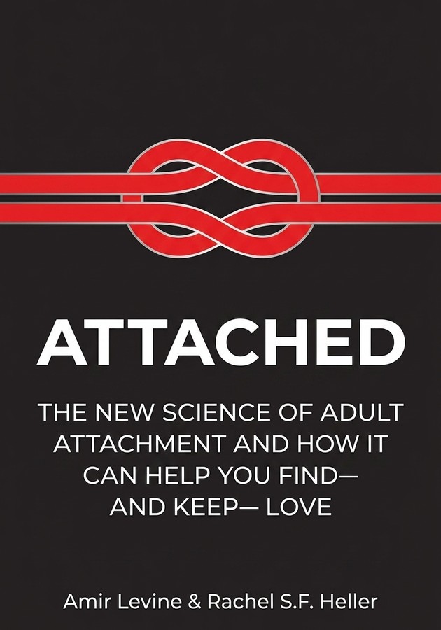 Book cover of Attached: How the science of adult attachment can help you by Amir Levine — critical summary review on 12min