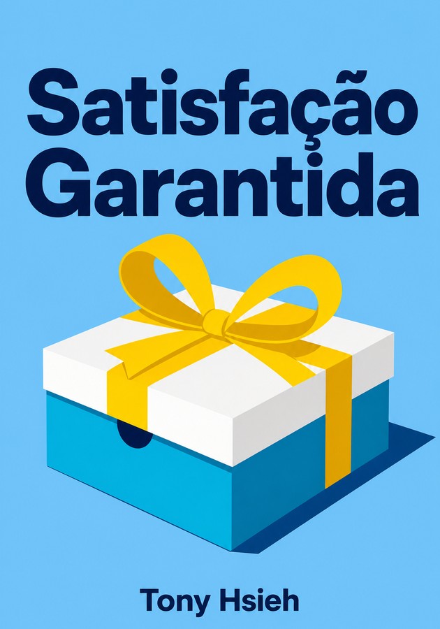 Capa do livro Satisfação Garantida, de Tony Hsieh — resumo e resenha crítica no 12min