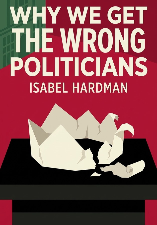 Capa do livro Why we get the wrong politicians, de Isabel Hardman — resumo e resenha crítica no 12min