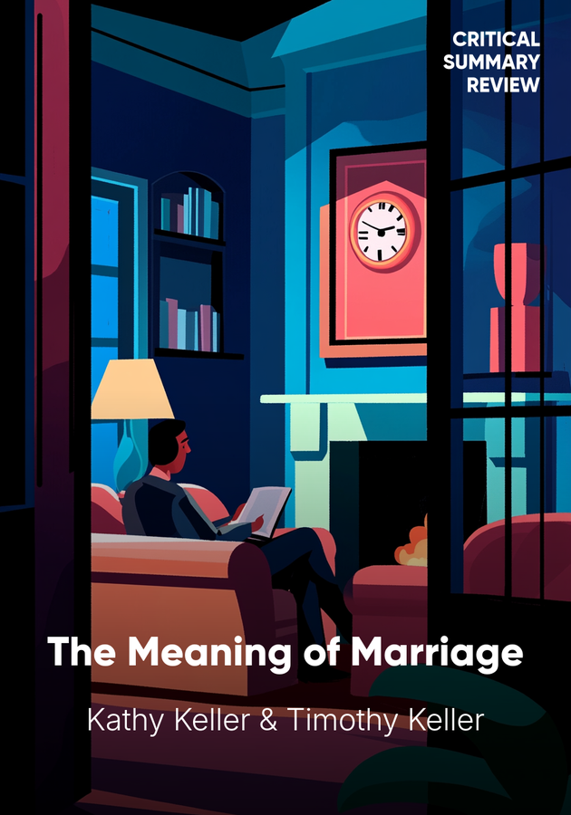 Book cover of The Meaning of Marriage by Timothy Keller — critical summary review on 12min