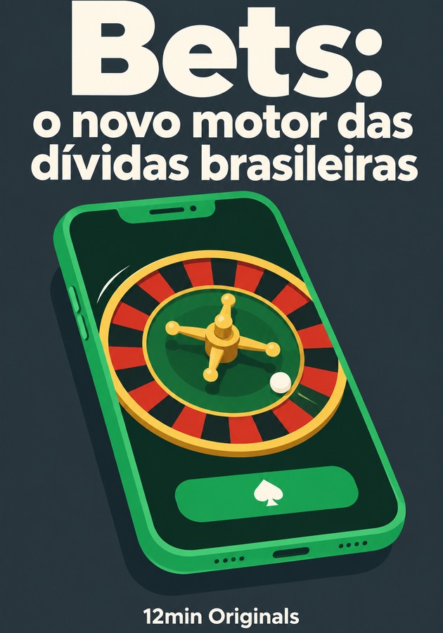 Capa do livro Bets: o novo motor das dívidas brasileiras, de 12min Originals — resumo e resenha crítica no 12min