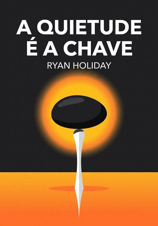 Capa do livro A Quietude é a Chave, de Ryan Holiday — resumo e resenha crítica no 12min