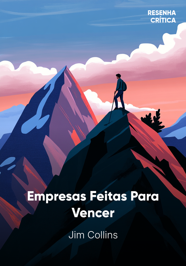 Capa do livro Empresas Feitas Para Vencer, de Jim Collins — resumo e resenha crítica no 12min