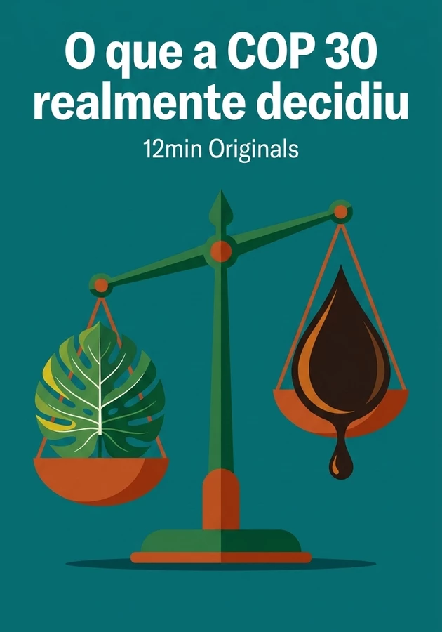 Capa do livro O que a COP 30 realmente decidiu, de 12min Originals — resumo e resenha crítica no 12min