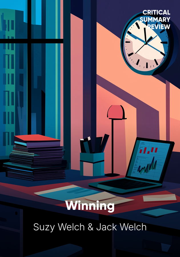 Book cover of Winning by Jack Welch — critical summary review on 12min