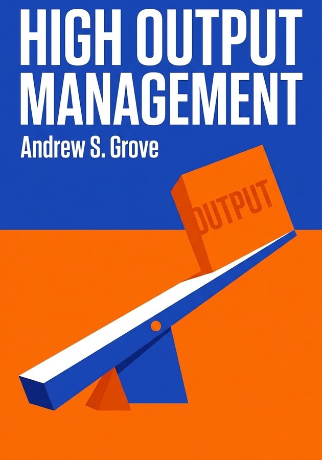 Book cover of High Output Management by Andrew S. Grove — critical summary review on 12min