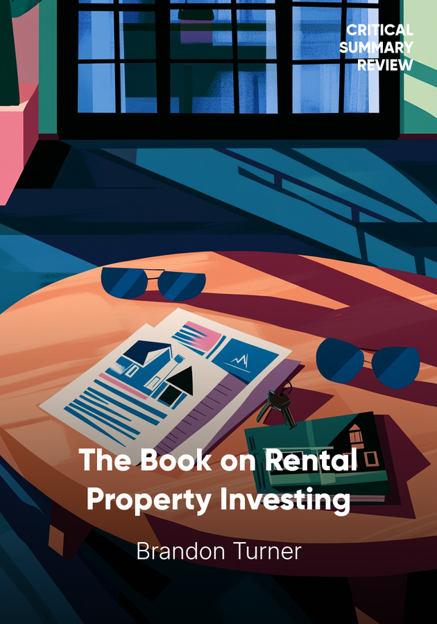 Book cover of The Book on Rental Property Investing by Brandon Turner — critical summary review on 12min