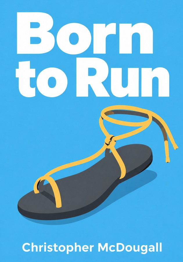 Book cover of Born to Run by Christopher McDougall — critical summary review on 12min