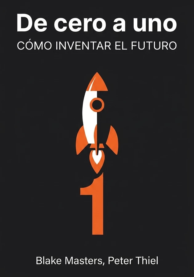 Portada del libro De cero a uno, de Peter Thiel — resumen crítico y reseña en 12min