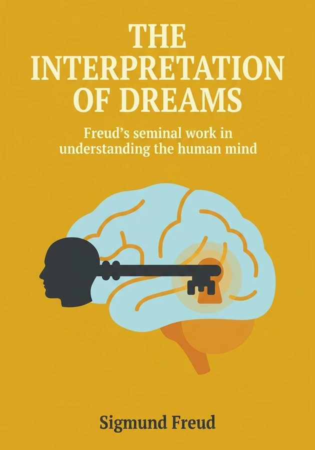 Book cover of The Interpretation of Dreams by Sigmund Freud — critical summary review on 12min