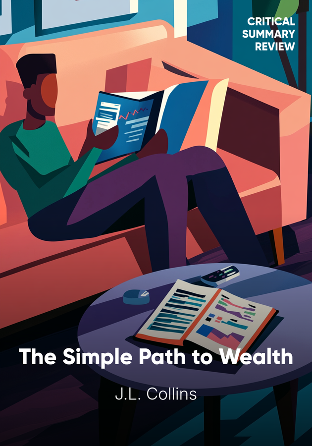 Book cover of The Simple Path to Wealth by J. L. Collins — critical summary review on 12min