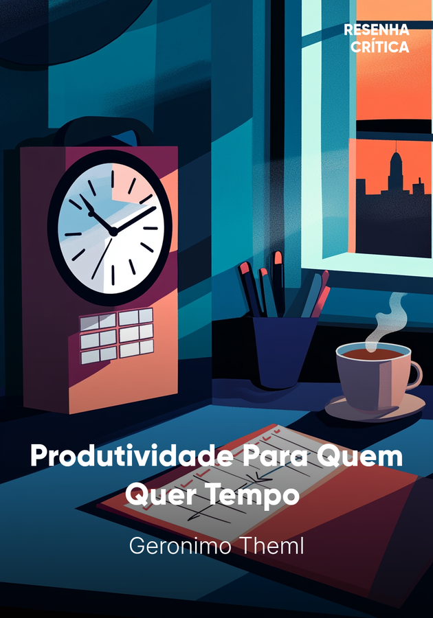 Capa do livro Produtividade Para Quem Quer Tempo , de Geronimo Theml — resumo e resenha crítica no 12min