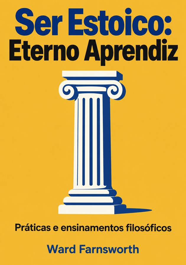 Capa do livro Ser Estoico: Eterno Aprendiz, de Ward Farnsworth — resumo e resenha crítica no 12min