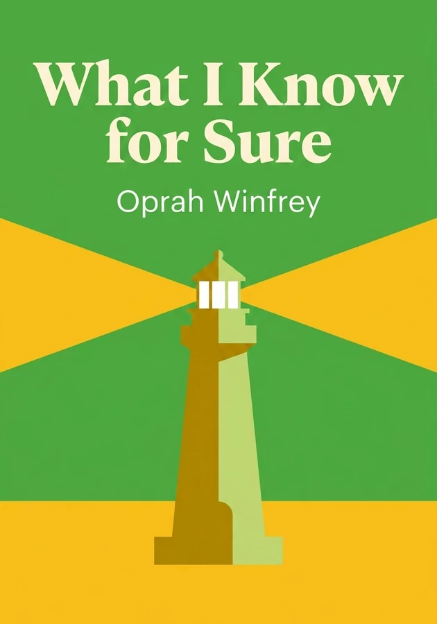 Book cover of What I Know for Sure by Oprah Winfrey — critical summary review on 12min