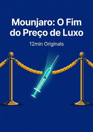 Capa do livro Mounjaro: O Fim do Preço de Luxo, de 12min Originals — resumo e resenha crítica no 12min