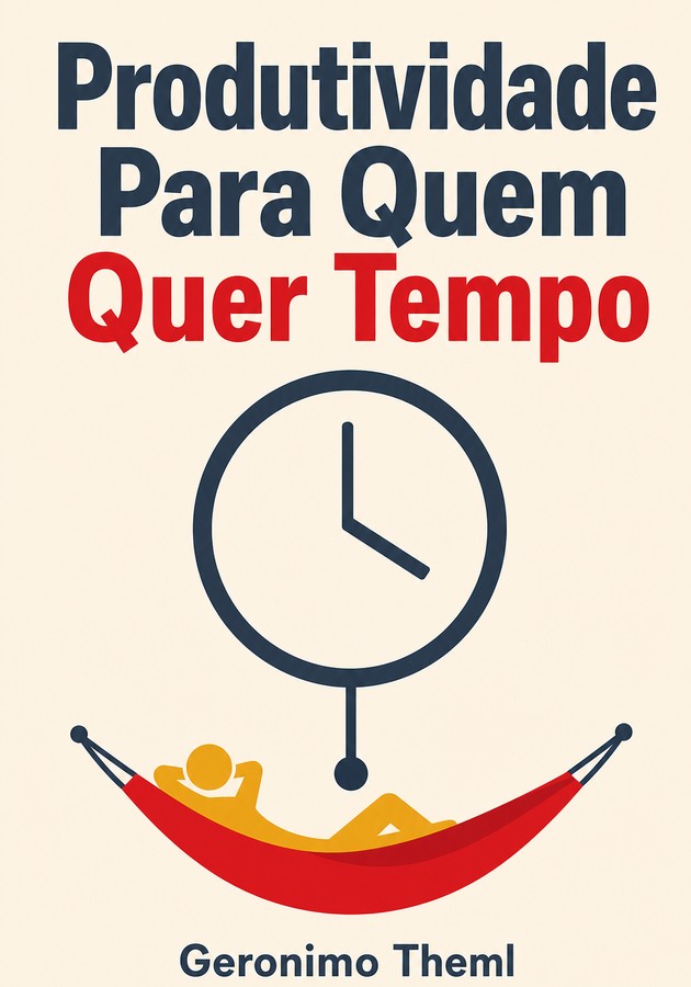 Capa do livro Produtividade Para Quem Quer Tempo , de Geronimo Theml — resumo e resenha crítica no 12min