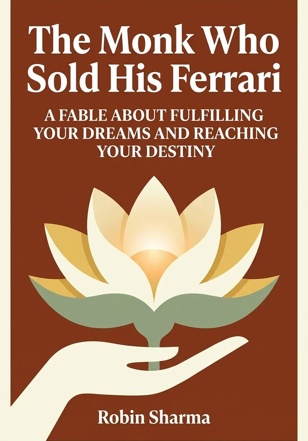 Book cover of The Monk Who Sold His Ferrari by Robin Sharma — critical summary review on 12min