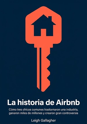 Portada del libro La historia de Airbnb, de  Leigh Gallagher — resumen crítico y reseña en 12min