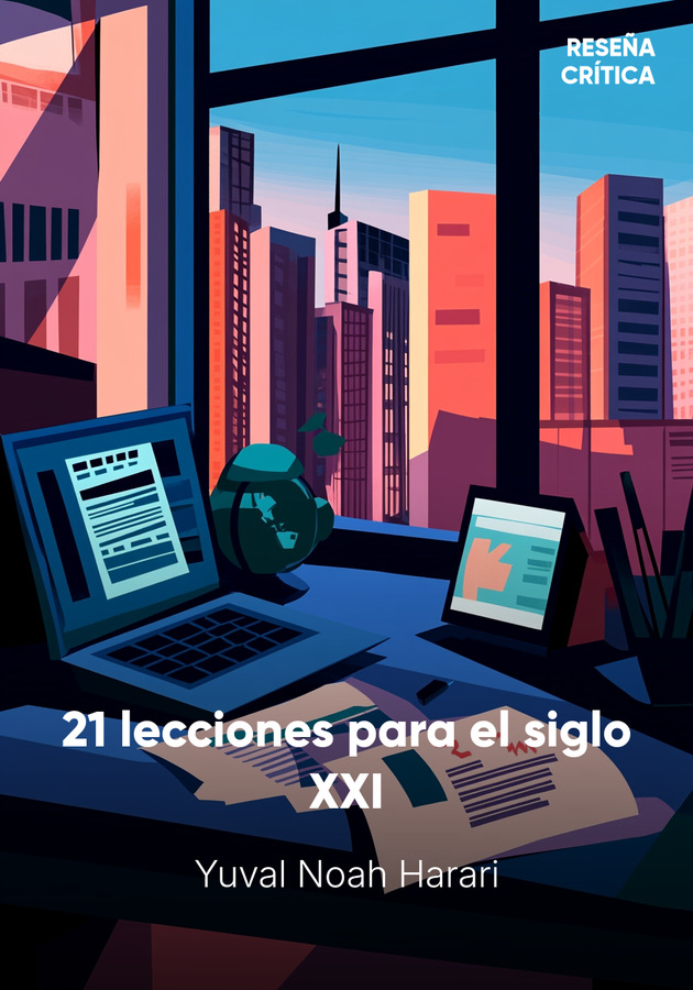 Portada del libro 21 lecciones para el siglo XXI, de Yuval Noah Harari — resumen crítico y reseña en 12min