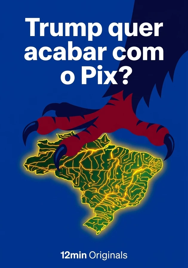 Capa do livro Trump quer acabar com o Pix?, de 12min Originals — resumo e resenha crítica no 12min