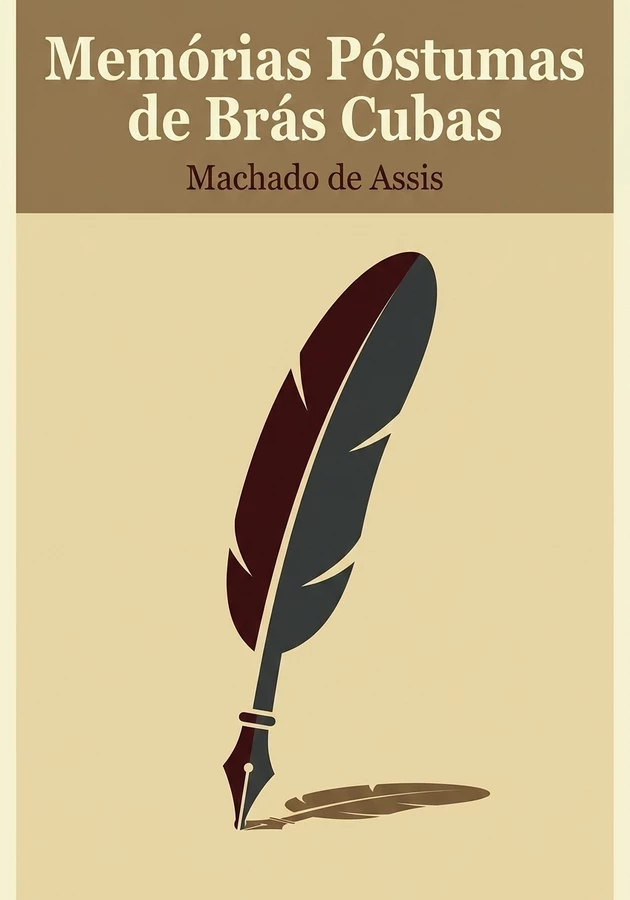Capa do livro Memórias Póstumas de Brás Cubas, de Machado de Assis — resumo e resenha crítica no 12min