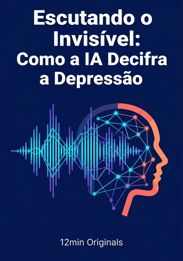 Capa do livro Escutando o Invisível: Como a IA Decifra a Depressão, de 12min Originals — resumo e resenha crítica no 12min
