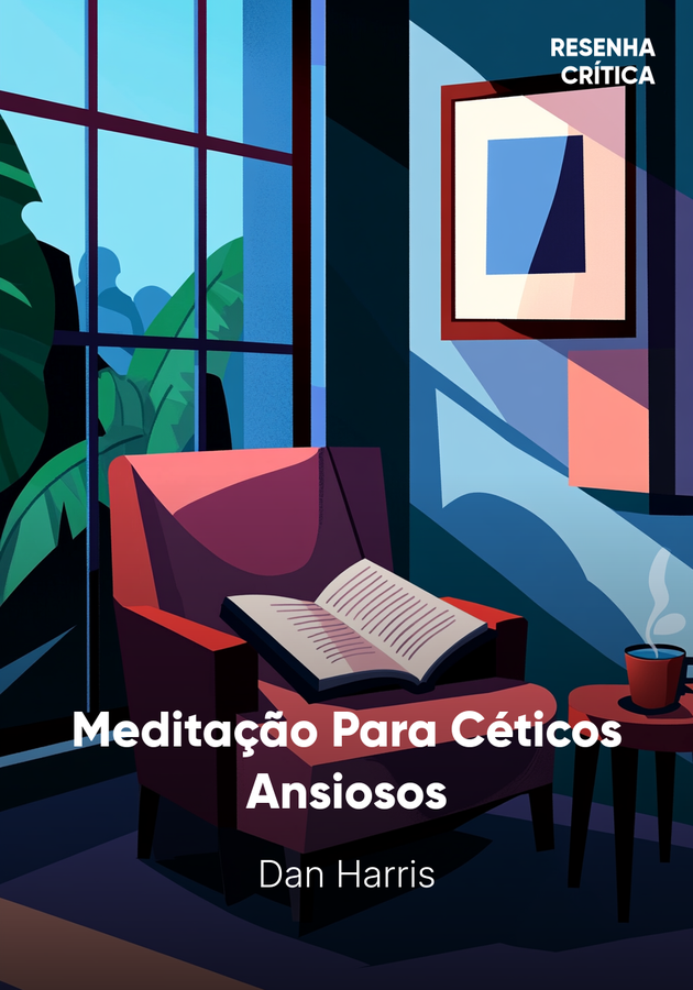 Capa do livro Meditação Para Céticos Ansiosos, de Dan Harris — resumo e resenha crítica no 12min