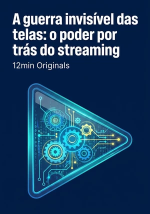Capa do livro A guerra invisível das telas: o poder por trás do streaming, de 12min Originals — resumo e resenha crítica no 12min