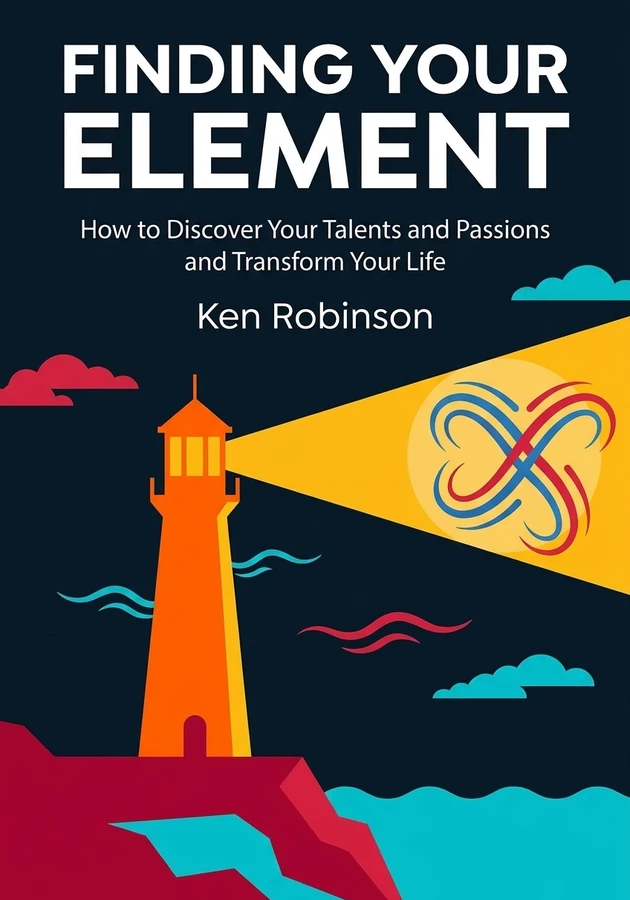 Book cover of Finding Your Element by Ken Robinson  — critical summary review on 12min