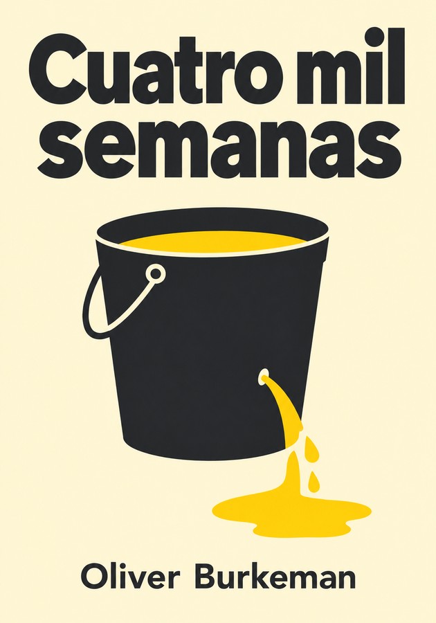 Portada del libro Cuatro mil semanas, de Oliver Burkeman  — resumen crítico y reseña en 12min