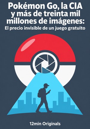 Portada del libro Pokémon Go, la CIA y más de treinta mil millones de imágenes: El precio invisible de un juego gratuito, de 12min Originals — resumen crítico y reseña en 12min