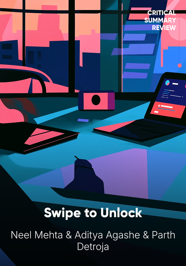 Book cover of Swipe to Unlock by Parth Detroja — critical summary review on 12min