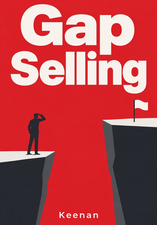 Book cover of Gap Selling by Keenan — critical summary review on 12min