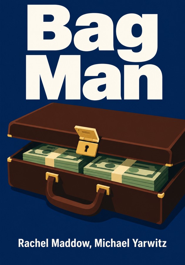 Book cover of Bag Man by Michael Yarwitz & Rachel Maddow — critical summary review on 12min