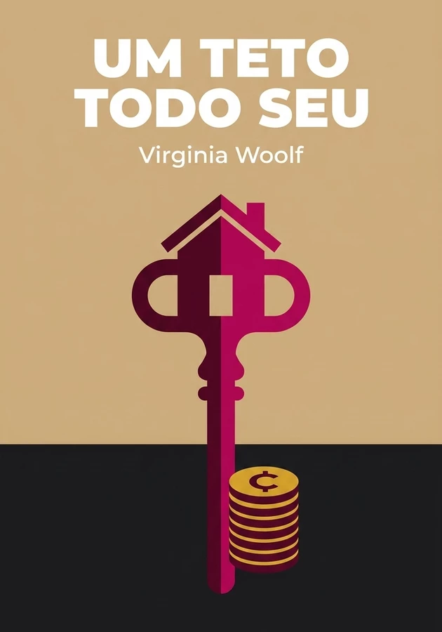 Capa do livro Um teto todo seu , de Virginia Woolf — resumo e resenha crítica no 12min