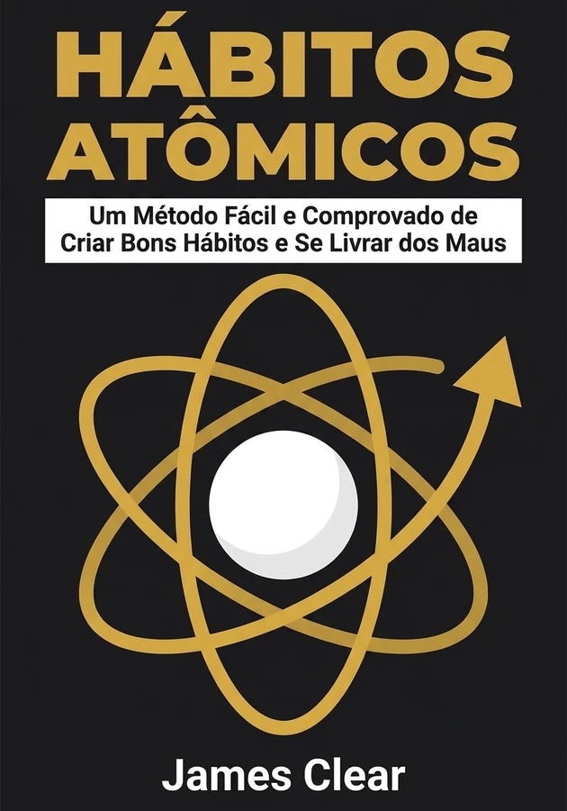 Capa do livro Hábitos atômicos, de James Clear — resumo e resenha crítica no 12min