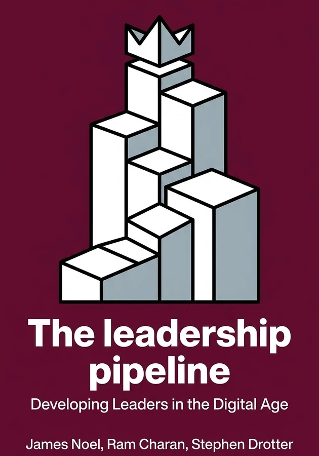 Book cover of The leadership pipeline by Ram Charan — critical summary review on 12min