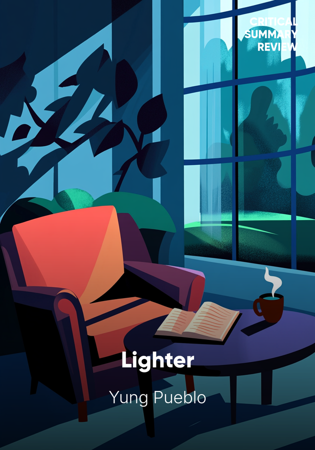 Book cover of Lighter by Yung Pueblo — critical summary review on 12min