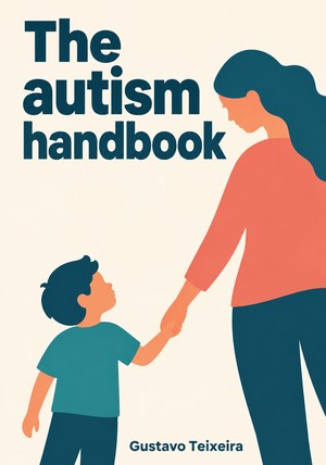 Book cover of The autism handbook by Gustavo Teixeira — critical summary review on 12min