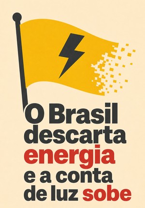 Capa do livro O Brasil descarta energia e a conta de luz sobe, de 12min Originals — resumo e resenha crítica no 12min