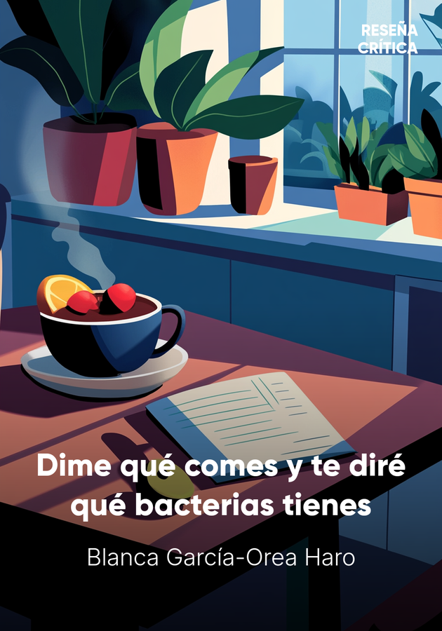 Portada del libro Dime qué comes y te diré qué bacterias tienes, de Blanca García-Orea Haro — resumen crítico y reseña en 12min